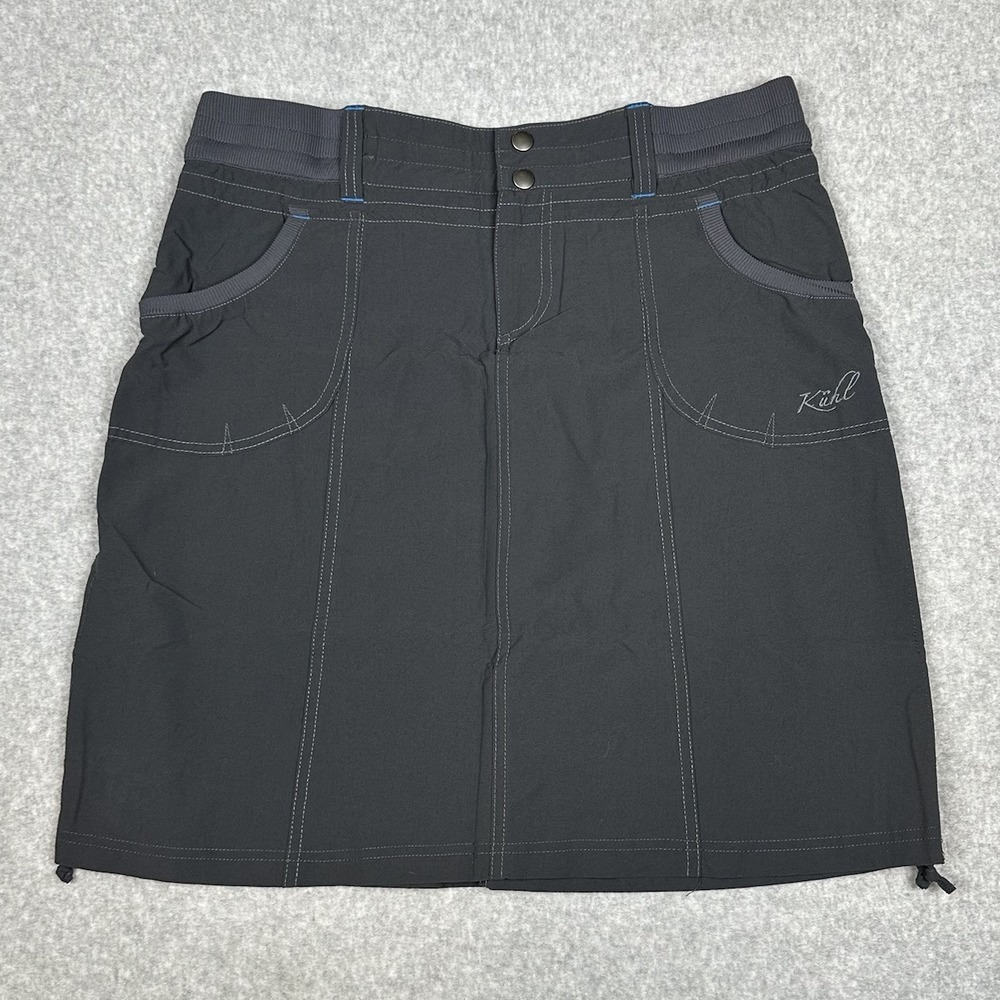 Kuhl Gray Knee-Length A-Line Skirt Athletic